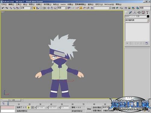 3dsmax实例教程:打造Q版忍者角色