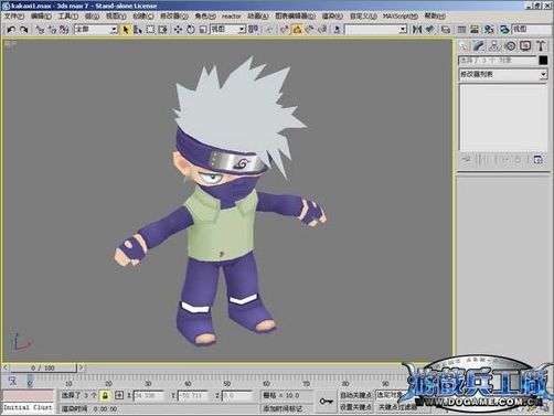 3dsmax实例教程:打造Q版忍者角色