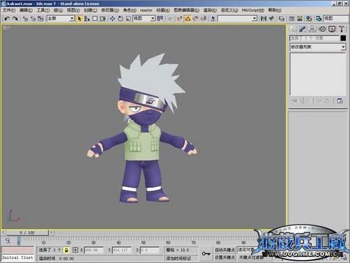 3dsmax实例教程:打造Q版忍者角色
