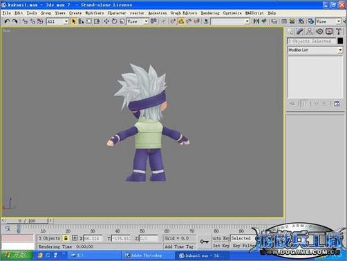 3dsmax实例教程:打造Q版忍者角色