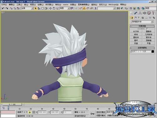 3dsmax实例教程:打造Q版忍者角色