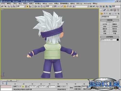 3dsmax实例教程:打造Q版忍者角色