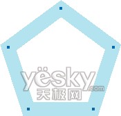 Freehand创建精致的空心封套图案_天极设计在线整理