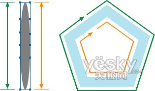 Freehand创建精致的空心封套图案_天极设计在线整理