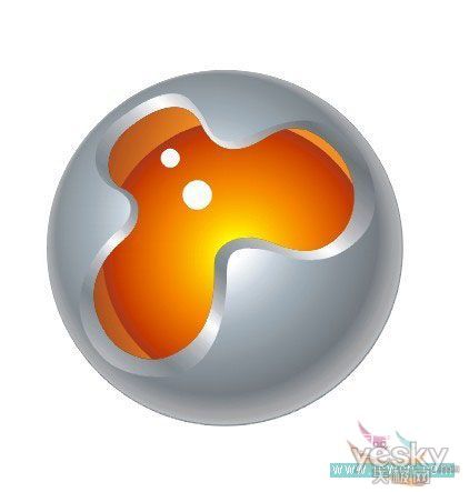 CorelDRAW绘制富有立体质感LOGO_天极设计在线整理