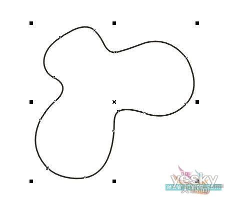 CorelDRAW绘制富有立体质感LOGO_天极设计在线整理
