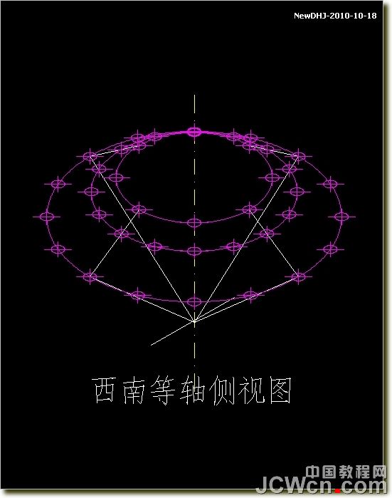 AutoCAD三维建模教程：八心八箭钻石的绘制_中国教程网