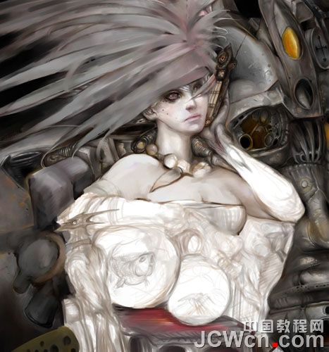 Painter教程：My world插画创作流程记录_中国教程网