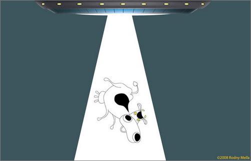 Illustrator制作外星人打劫奶牛(14)