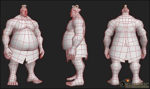 3DMAX打造游戏角色相扑E.本田