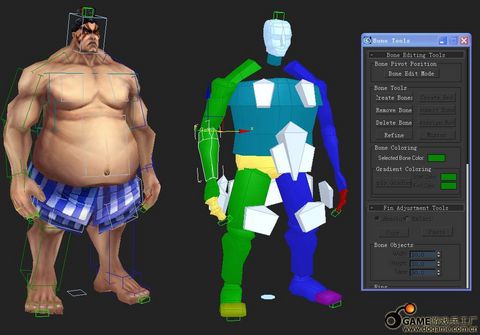 3DMAX打造游戏角色相扑E.本田