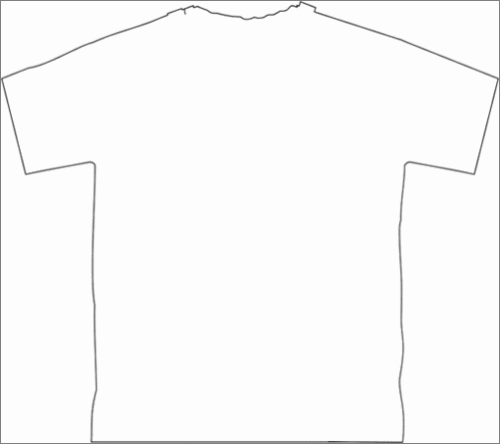 用CorelDraw在T恤框架中设计花纹1_天极设计在线整理转载