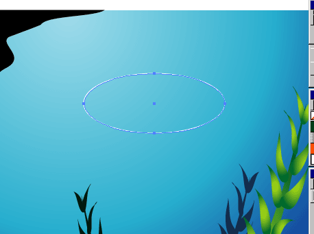 Illustrator绘制美丽的海底世界_天极设计在线转载