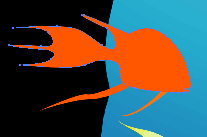 Illustrator绘制美丽的海底世界_天极设计在线转载