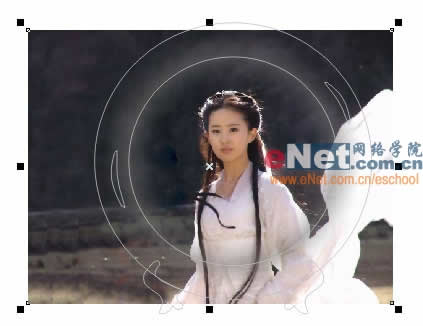 Coreldraw打造精致小龙女精致瓷盘