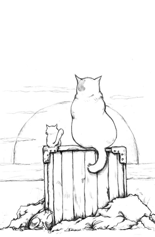 Painter插画教程：插画 《眺望》