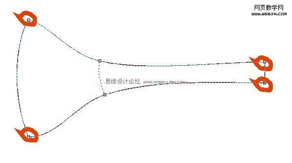 CorelDraw网格填充工具绘制卡通唢呐_网页教学网