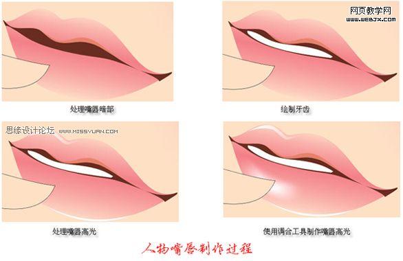 Coreldraw教程:绘制卡通矢量漂亮女孩_网页教学网