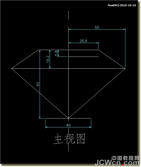 AutoCAD三维建模教程：八心八箭钻石的绘制_中国教程网