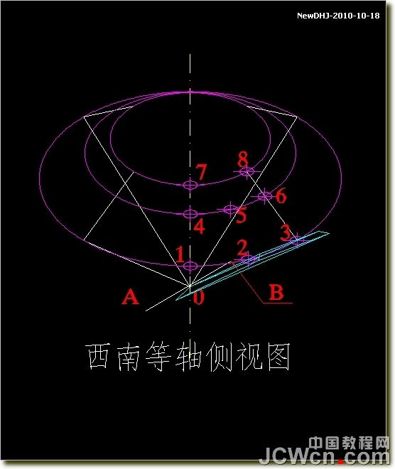 AutoCAD三维建模教程：八心八箭钻石的绘制_中国教程网