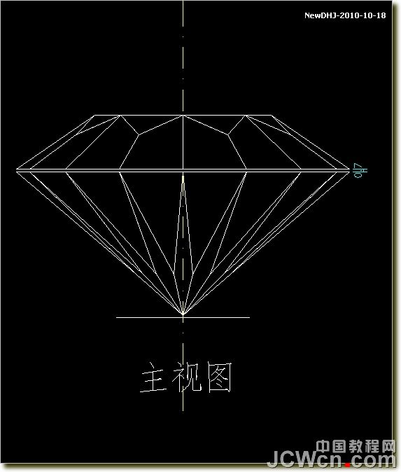 AutoCAD三维建模教程：八心八箭钻石的绘制_中国教程网
