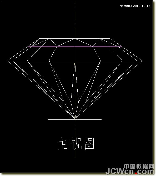 AutoCAD三维建模教程：八心八箭钻石的绘制_中国教程网