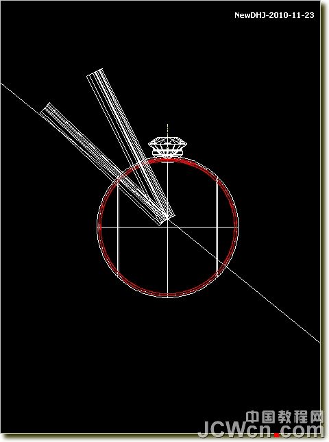 AutoCAD三维建模教程：八心八箭钻石的绘制_中国教程网