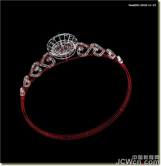 AutoCAD三维建模教程：八心八箭钻石的绘制_中国教程网