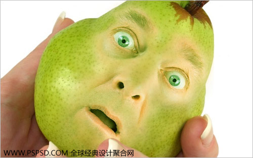 Photoshop合成教程：人面鸭梨创建技巧_中国教程网