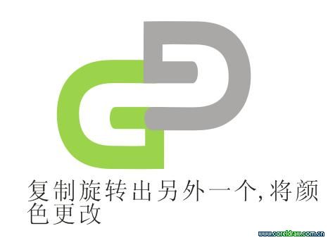 CorelDRAW实例教程：文字结合工具简单创建企业标识_中国教程网