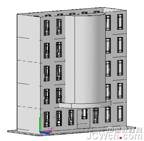 AutoCAD 2011新功能教程：曲面命令创建楼房_中国教程网