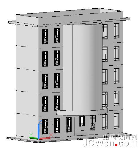 AutoCAD 2011新功能教程：曲面命令创建楼房_中国教程网