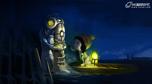 Painter 9.5教程：儿童插画发现机器人作品的绘制启发_中国教程网