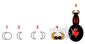 万圣节用Illustrator绘蜘蛛网和蜘蛛(4)