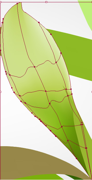 Illustrator教程:绘制绿色的叶子_网页教学网webjx.com