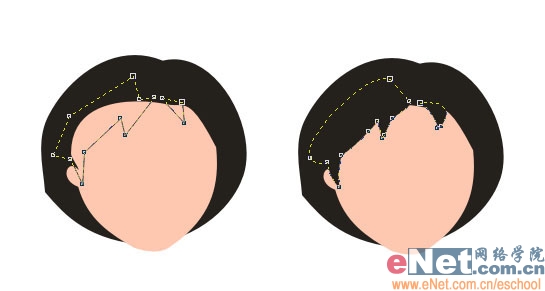 用Coreldraw打造可爱大眼MM头像