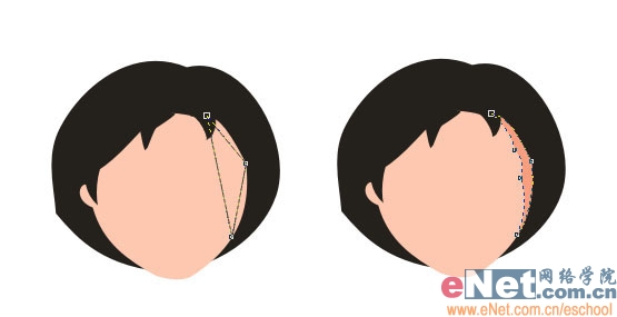 用Coreldraw打造可爱大眼MM头像