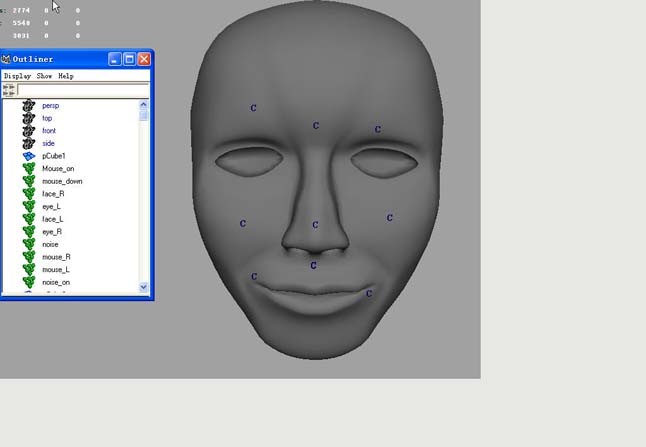 Maya制作脸部表情的动画教程