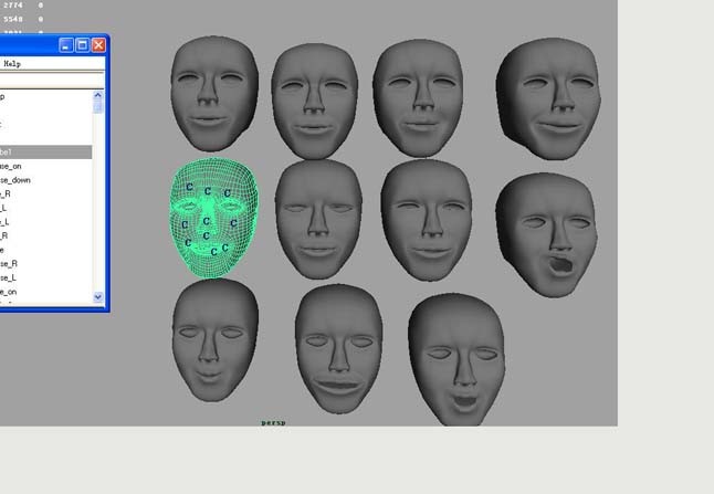 Maya制作脸部表情的动画教程
