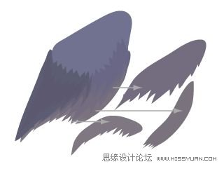 Illustrator色阶画法精细绘制鸟类插画,PS教程,思缘教程网