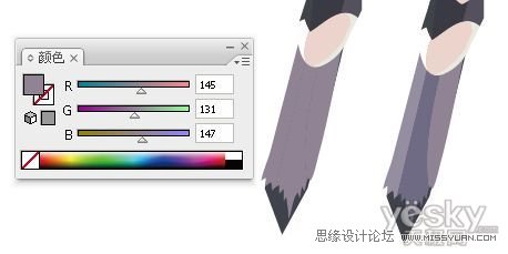 Illustrator色阶画法精细绘制鸟类插画,PS教程,思缘教程网