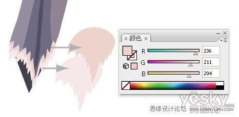 Illustrator色阶画法精细绘制鸟类插画,PS教程,思缘教程网