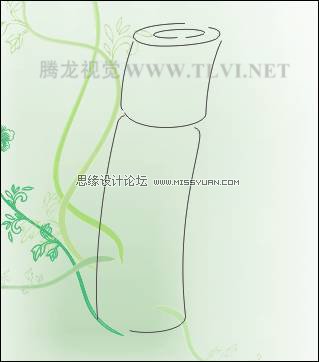 使用CorelDRAW绘图具有水墨画效果的《香水广告》,PS教程,思缘教程网