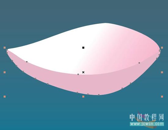 CorelDRAW绘卡通风格荷花_天极设计在线整理