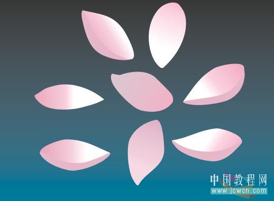 CorelDRAW绘卡通风格荷花_天极设计在线整理