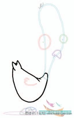 Flash CS3鼠绘教程：绘制小鸡的动画效果