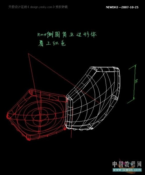 AutoCAD五分钟内画一个足球_天极设计在线转载