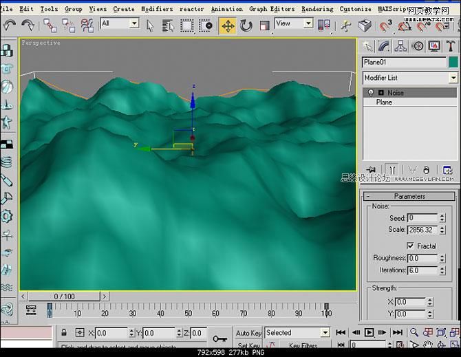 3ds Max实例教程：等高线制作山路建模,PS教程,思缘教程网