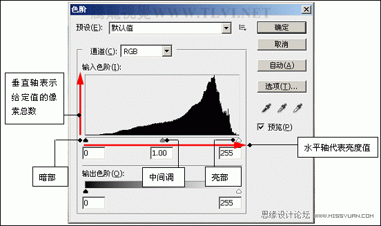 Photoshop CS5教程：解析色阶在图像调整中的作用,PS教程,思缘教程网