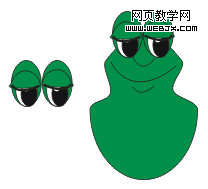 Coreldraw教程：绘制简单的卡通小青蛙
